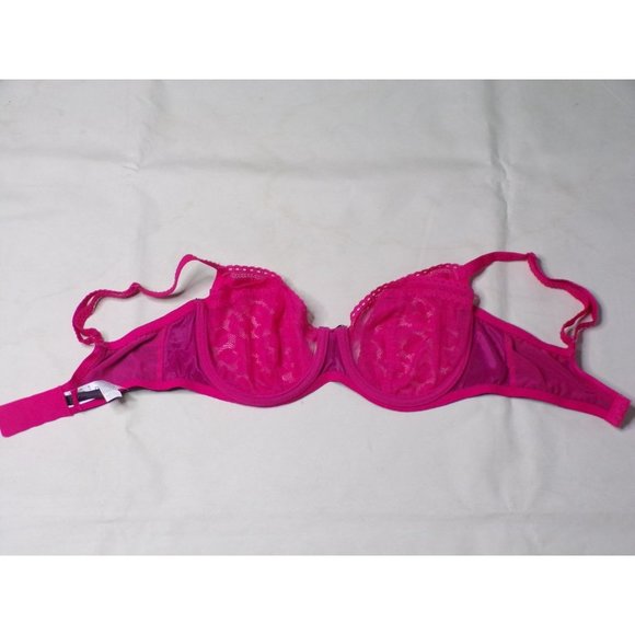 PASSIONATA BY CHANTELLE Lace Underwire Demi Bra Pink #5915 32D NEW - Picture 6 of 6